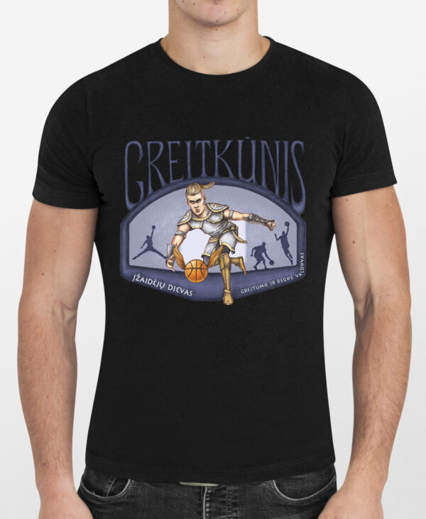 Krepšinio dievai. Marškinėliai „Greitkūnis“