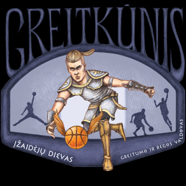 Krepšinio dievai. Marškinėliai „Greitkūnis“