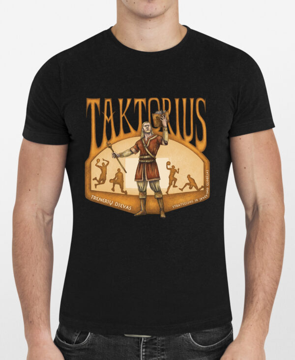 Krepšinio dievai. Marškinėliai „Taktorius“