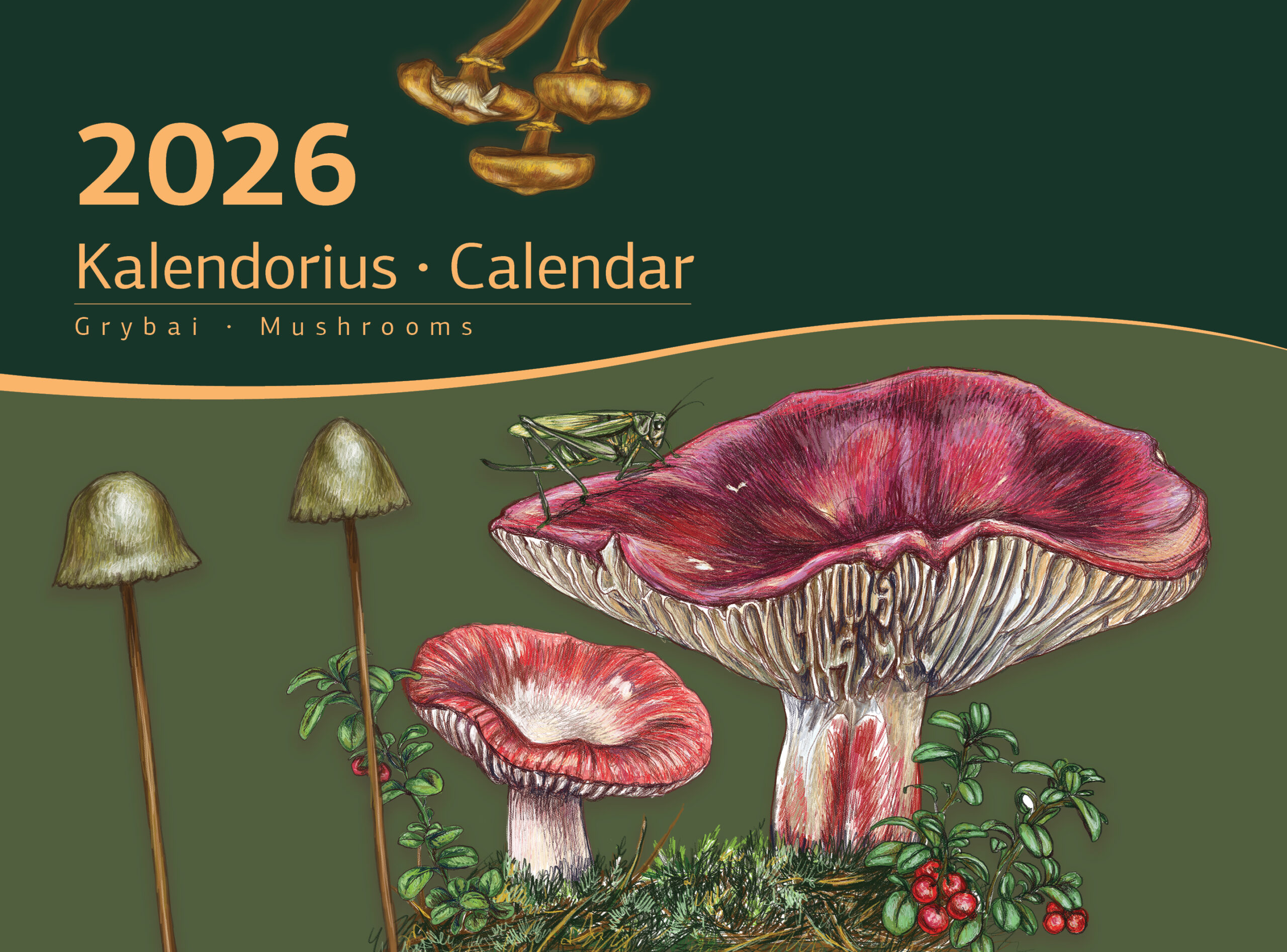 Kalendorius "Grybai"